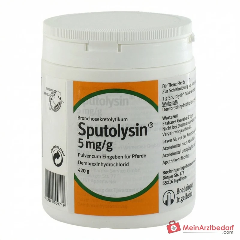 Boehringer Ingelheim Sputolysin Vet Dembrexin Pulver für Pferde, 420 g