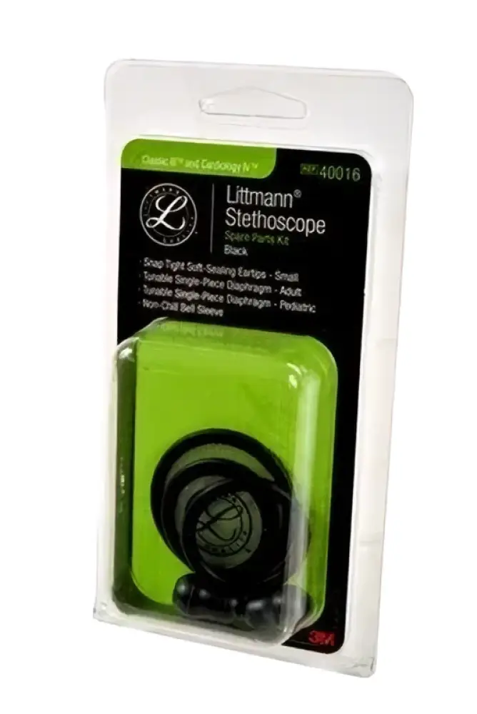 Onderdelenkit - Littmann Classic III, Cardiology IV, Core Digital Onderdelenset - zwart