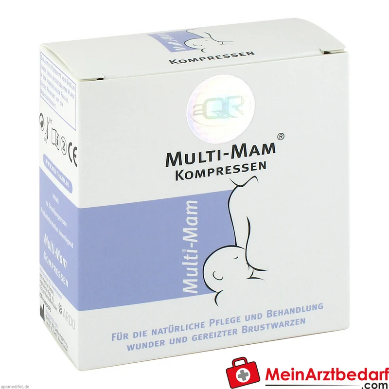 Multi-Mam Kompressen 2QR‑Komplex Aloe Vera gelgetränkte Baumwollkompressen für wunde Brustwarzen