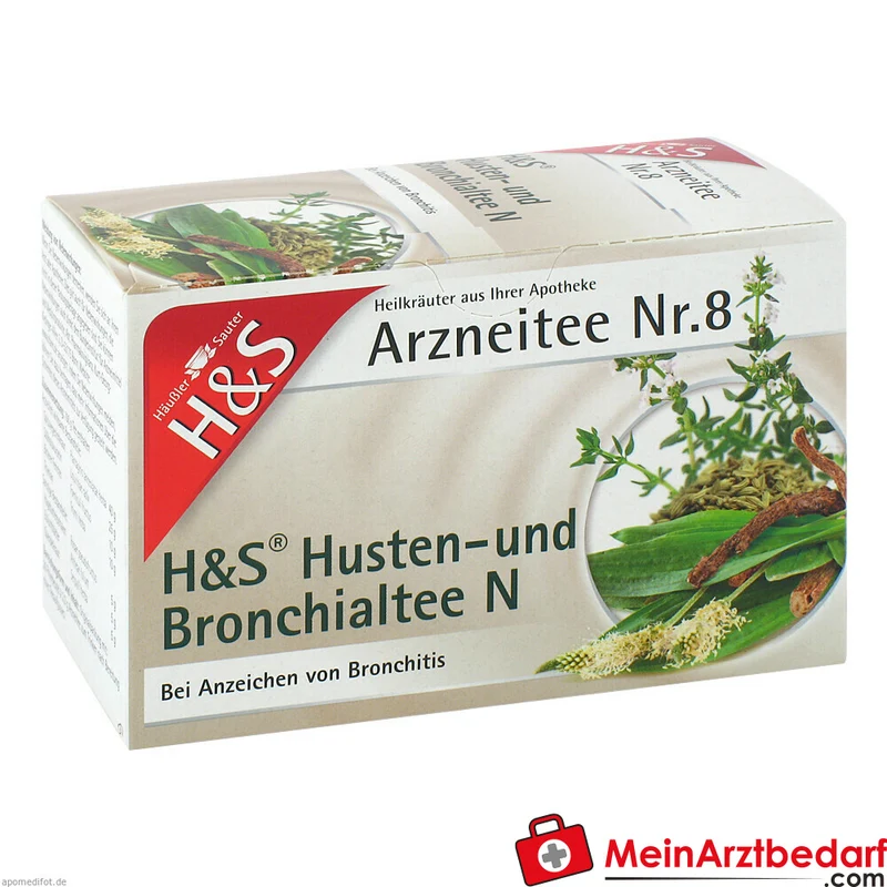 H&S Husten- und Bronchialtee N Teebeutel Packung
