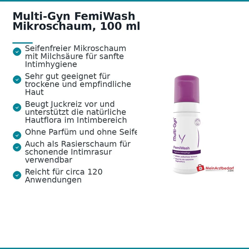 Multi-Gyn FemiWash Mikroschaum, 100 ml