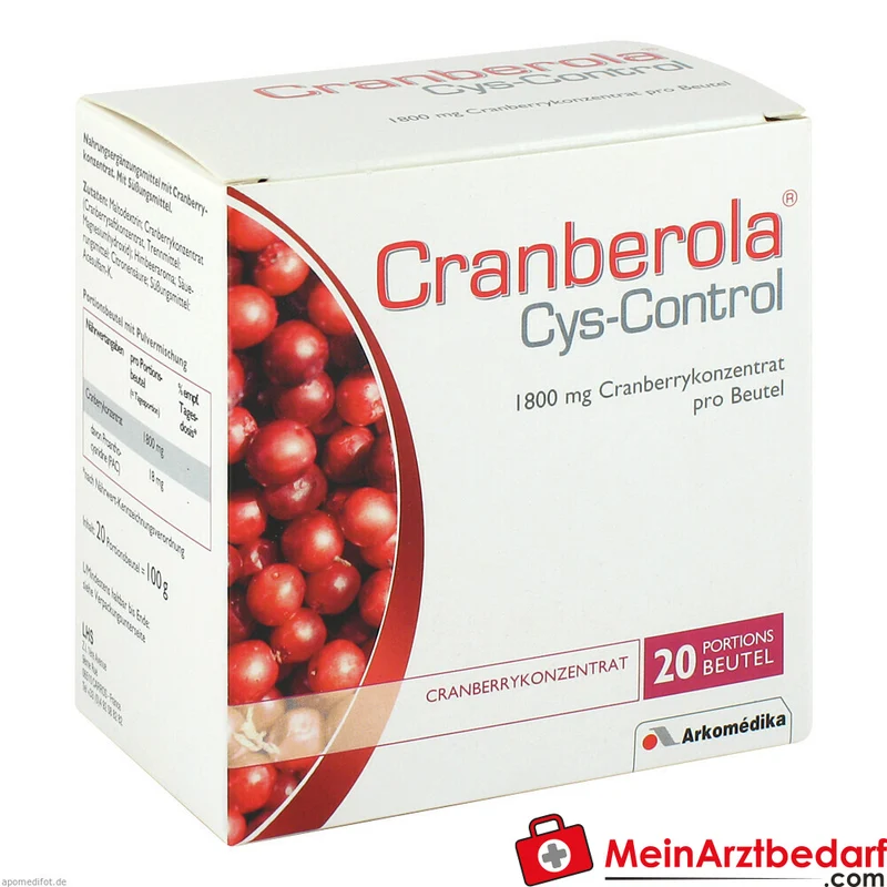 Cranberola Cys Control Pulver 1800 mg Cranberry (18 mg PAC) 20 x 5 g