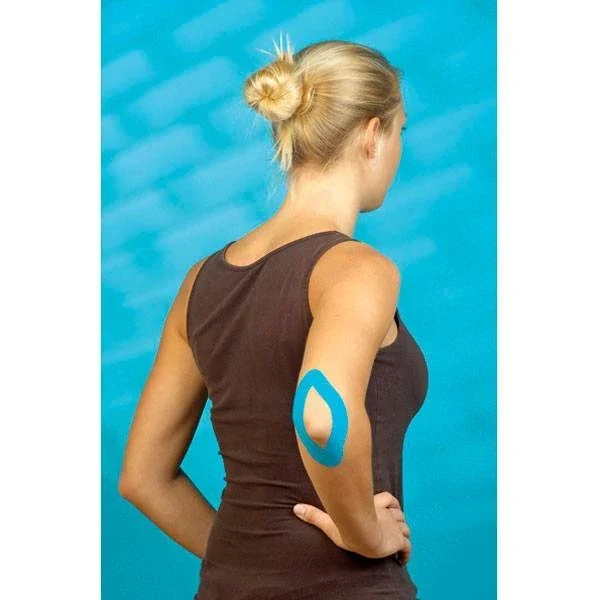 AQ kinesiotape fysiotape Smal: Rol 5,5 m x 2,5 cm 2 rollen alternatief voor CureTape Oranje