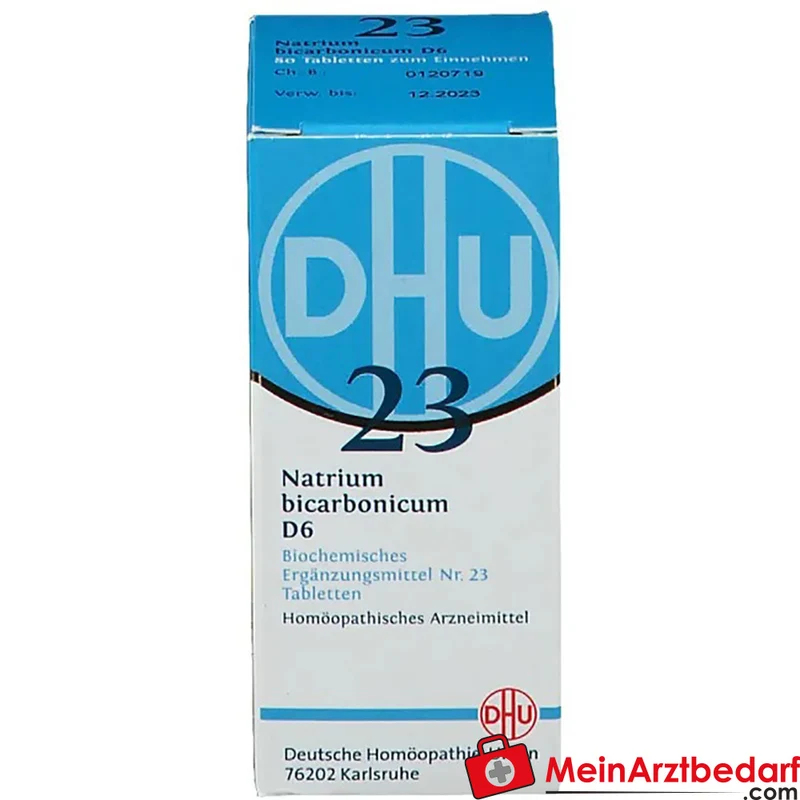 DHU Biochemie 23 Natrium bicarbonicum D6 250 mg Tabletten