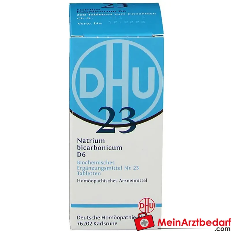 DHU Biochemie 23 Natrium bicarbonicum D6 250 mg Tabletten
