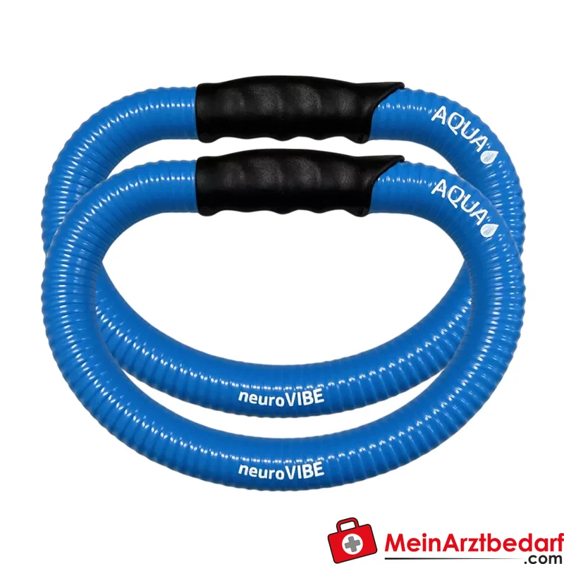 smovey neuroVIBE Aqua Aqua-Trainingsringe wasserdicht Paar Blau, 0,55 kg je Ring