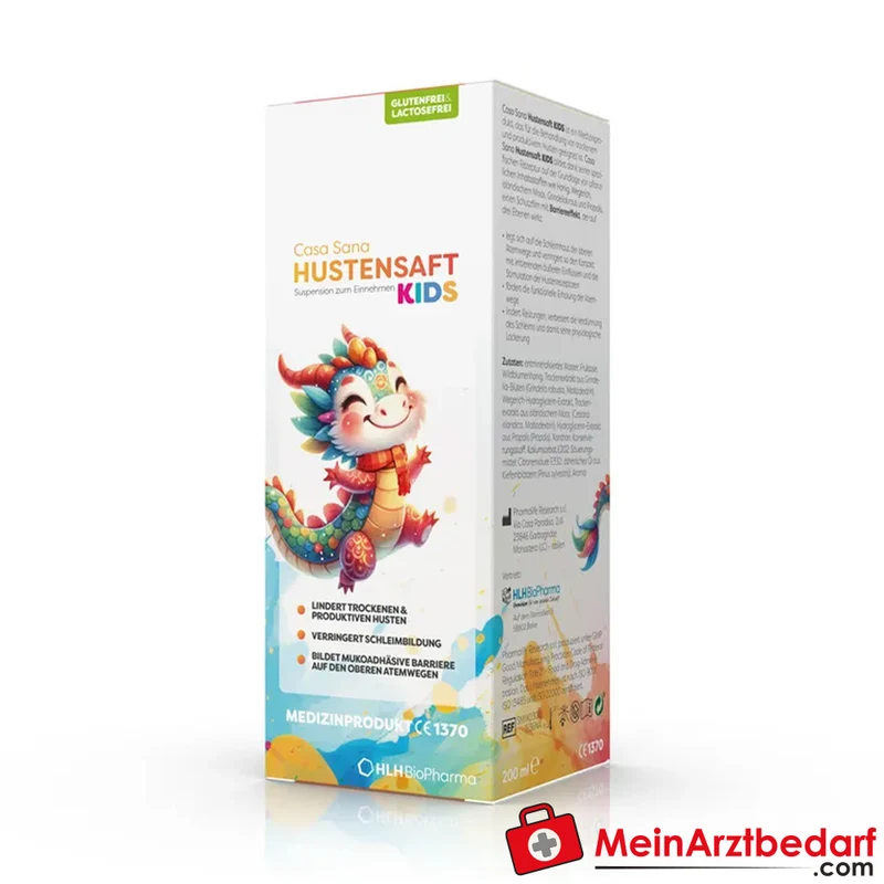 Casa Sana Hustensaft Kids mit Honig, Wegerich & Propolis 200 ml