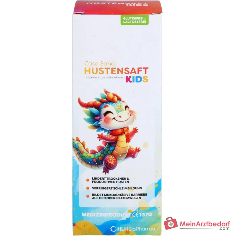 Casa Sana Hustensaft Kids mit Honig, Wegerich & Propolis 200 ml