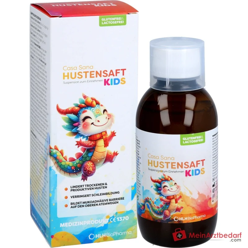 Casa Sana Hustensaft Kids mit Honig, Wegerich & Propolis 200 ml
