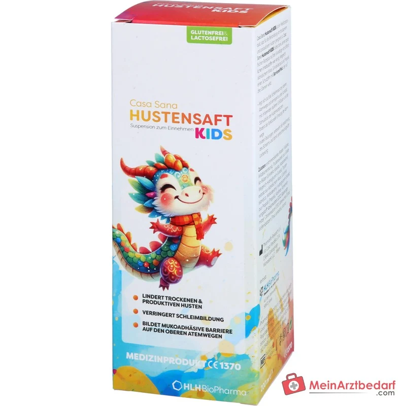 Casa Sana Hustensaft Kids mit Honig, Wegerich & Propolis 200 ml