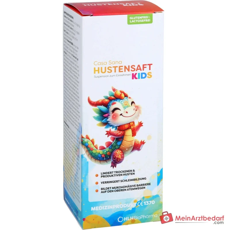 Casa Sana Hustensaft Kids mit Honig, Wegerich & Propolis 200 ml