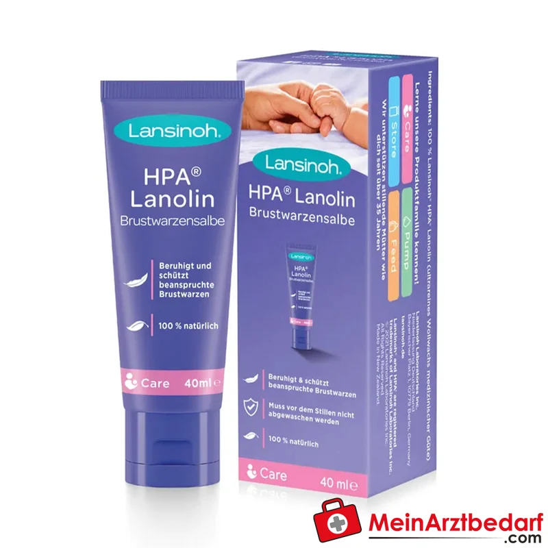 Lansinoh HPA Lanolin Brustwarzensalbe 100% Lanolin Tube