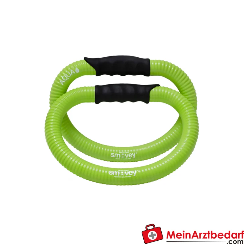 smovey smoveyAQUA Aqua-Trainingsringe Paar 4 Stahlkugeln/Ring 100% wasserfest salzwasserfest