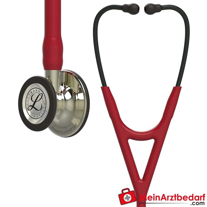Littmann Cardiology IV Stethoskop Edelstahl, Dual‑Frequency, für Erwachsene & Kinder, Champagner-Edition