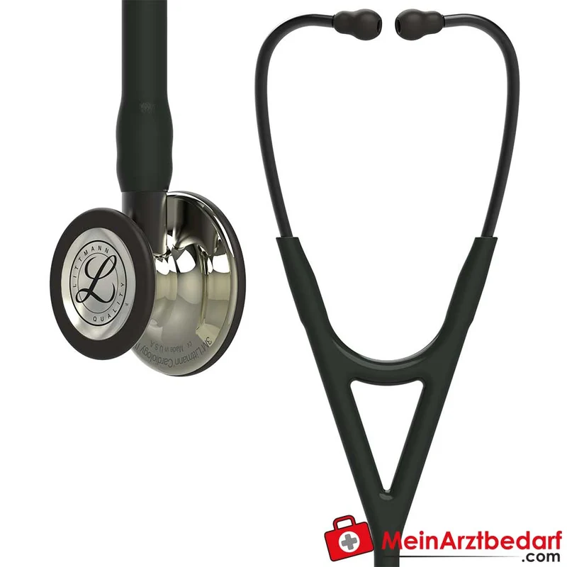 Littmann Cardiology IV Stethoskop Edelstahl, Dual‑Frequency, für Erwachsene & Kinder, Champagner-Edition