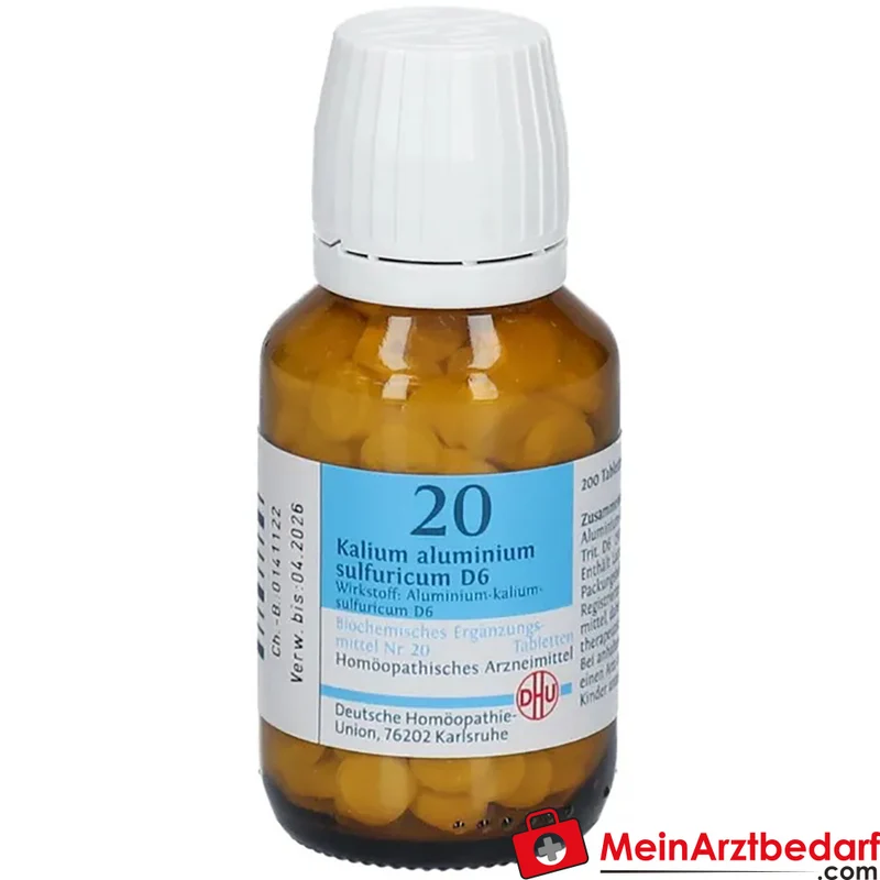 DHU Biochemie Kalium aluminium sulfuricum D6 Tabletten