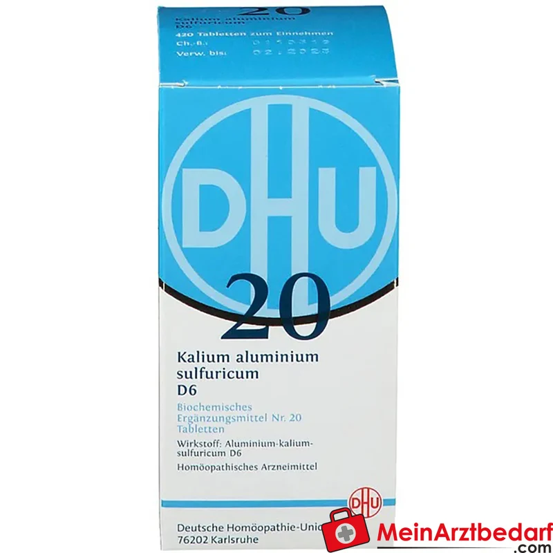 DHU Biochemie Kalium aluminium sulfuricum D6 Tabletten