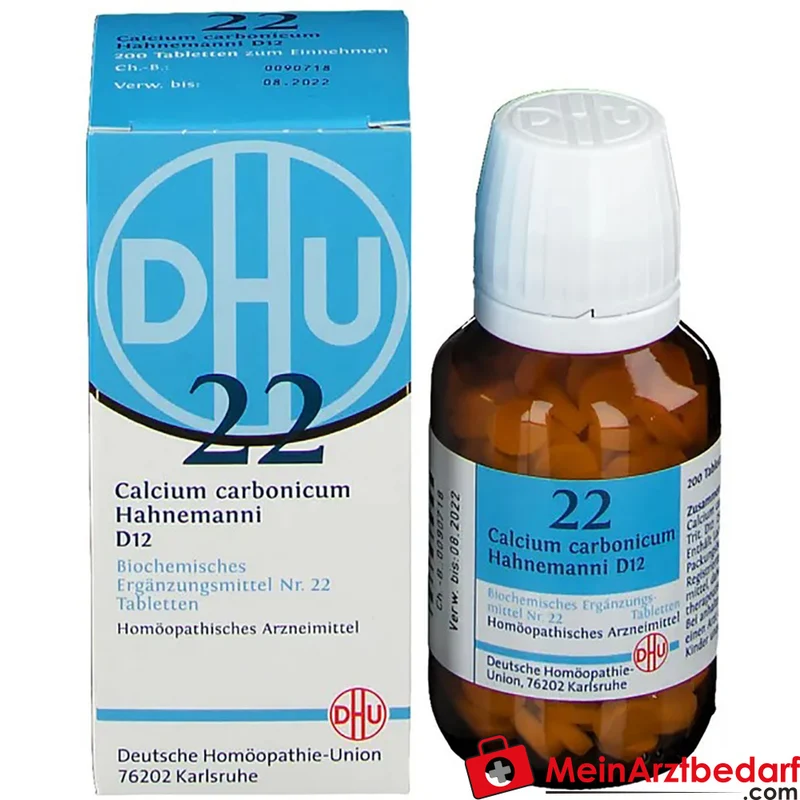 DHU Biochemie 22 Calcium carbonicum D12 250 mg Tabletten