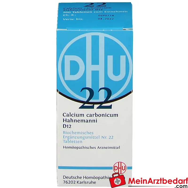DHU Biochemie 22 Calcium carbonicum D12 250 mg Tabletten