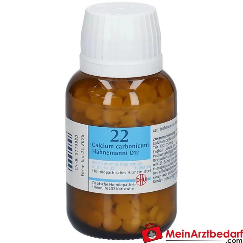 DHU Biochemie 22 Calcium carbonicum D12 250 mg Tabletten