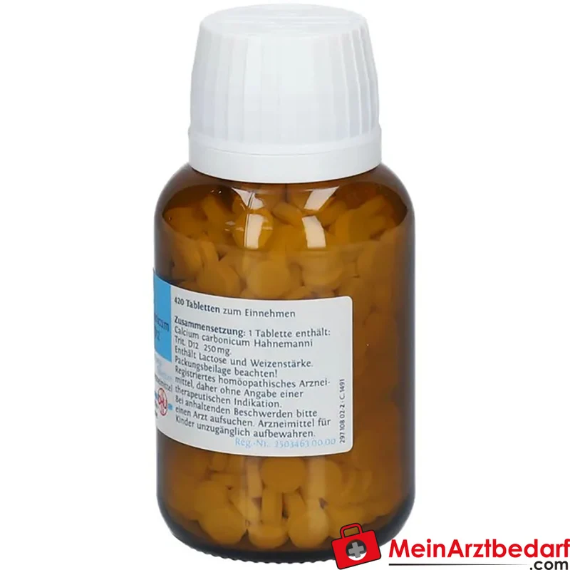 DHU Biochemie 22 Calcium carbonicum D12 250 mg Tabletten