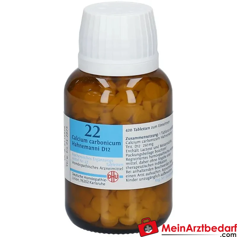 DHU Biochemie 22 Calcium carbonicum D12 250 mg Tabletten