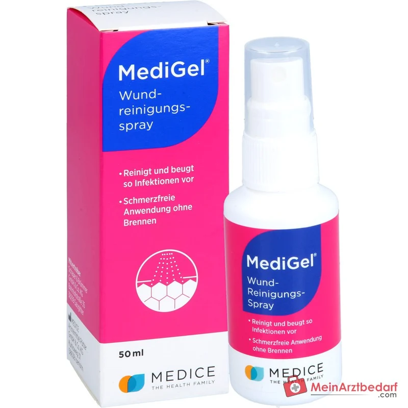 MediGel Wundreinigungsspray Polihexanid alkoholfrei
