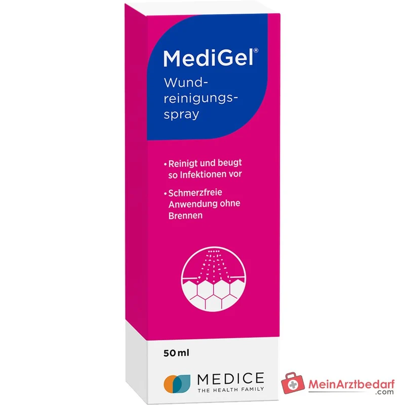 MediGel Wundreinigungsspray Polihexanid alkoholfrei