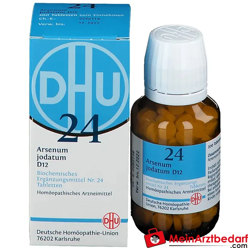 DHU Biochemie 24 Arsenum jodatum D12 250 mg Tabletten