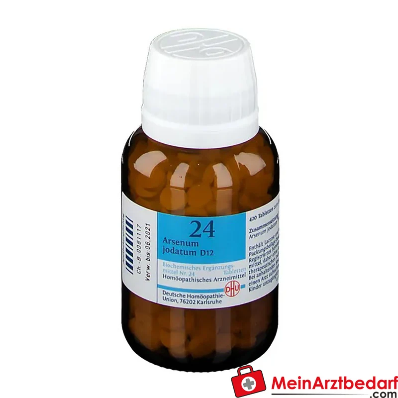 DHU Biochemie 24 Arsenum jodatum D12 250 mg Tabletten