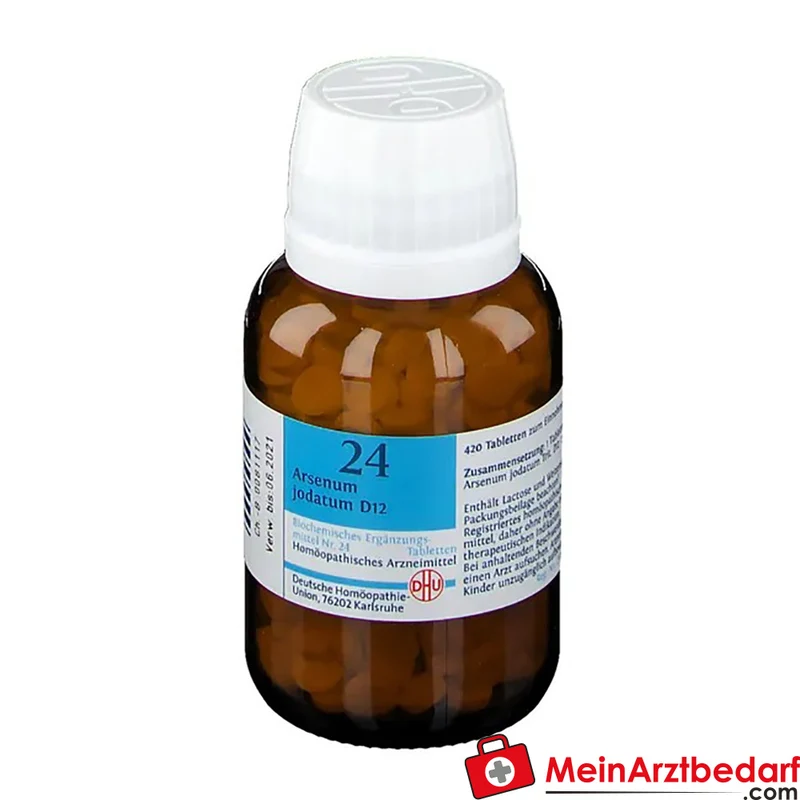 DHU Biochemie 24 Arsenum jodatum D12 250 mg Tabletten