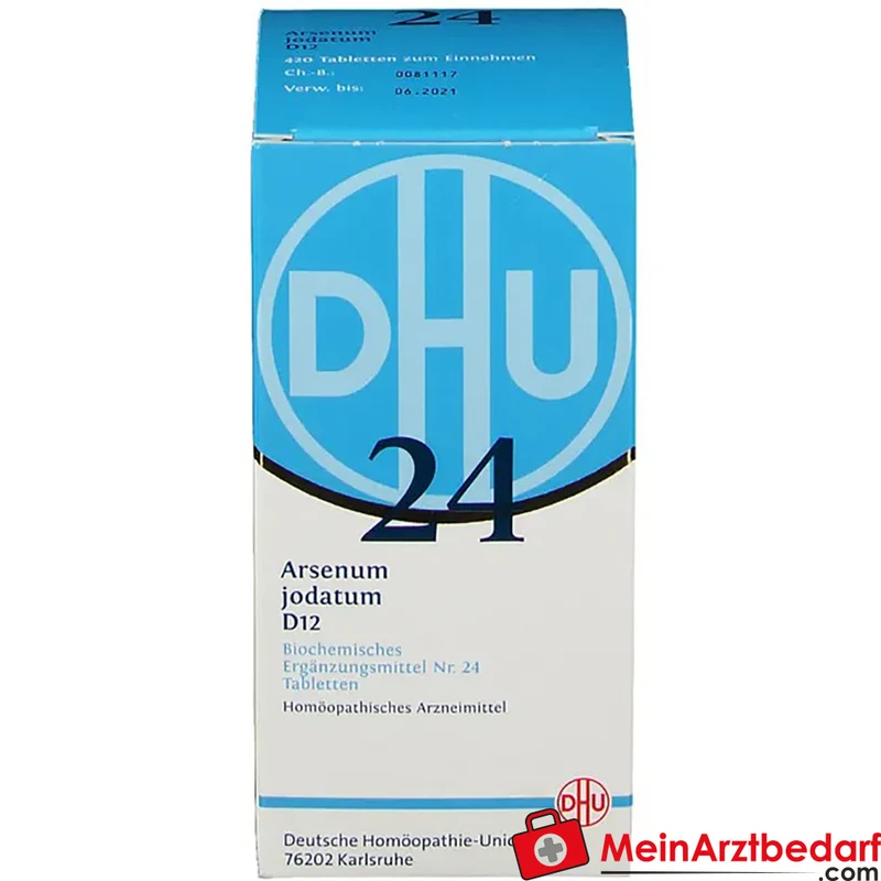 DHU Biochemie 24 Arsenum jodatum D12 250 mg Tabletten