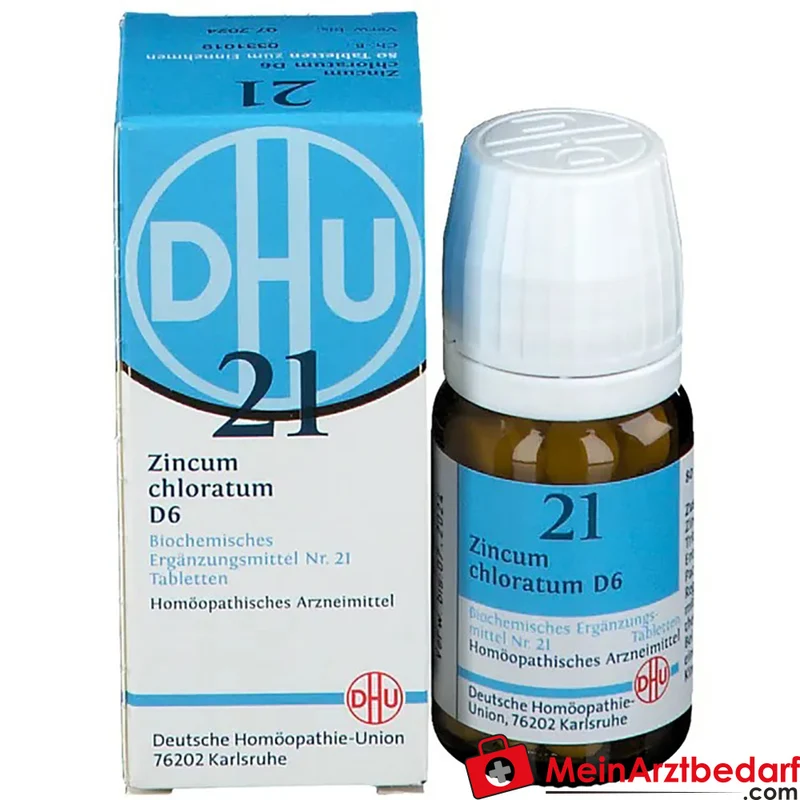 DHU Biochemie 21 Zincum chloratum D6 Schüßler-Salz Tabletten