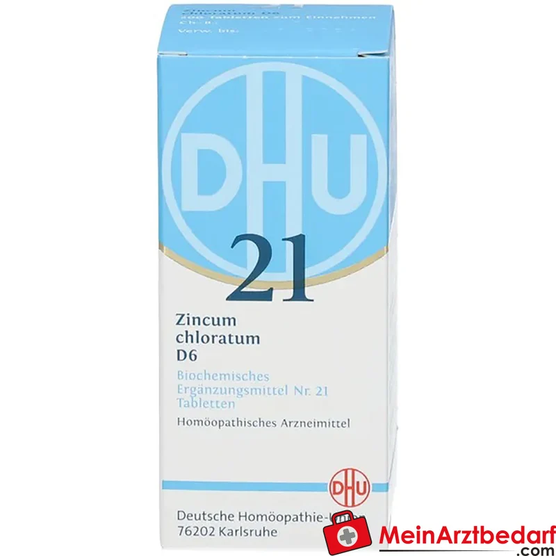 DHU Biochemie 21 Zincum chloratum D6 Schüßler-Salz Tabletten