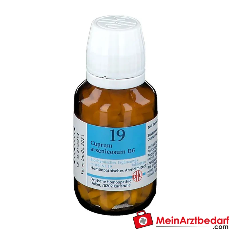 DHU Biochemie 19 Cuprum arsenicosum D6 Tabletten Packung