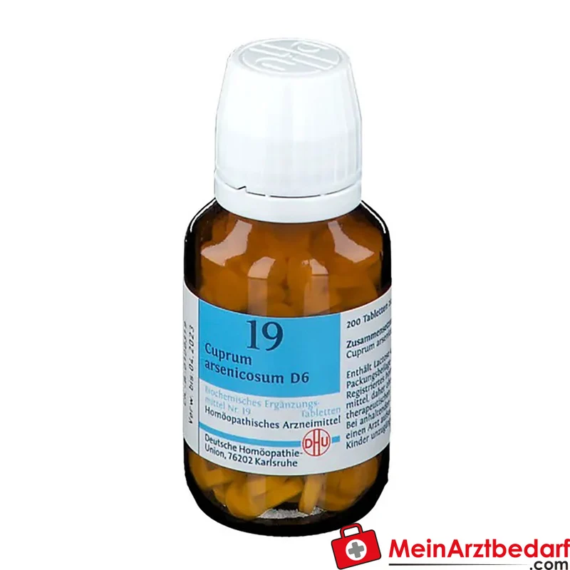DHU Biochemie 19 Cuprum arsenicosum D6 Tabletten Packung