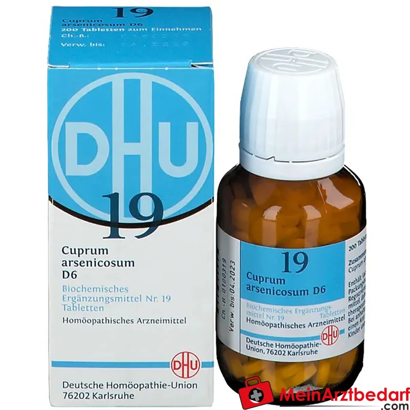 DHU Biochemie 19 Cuprum arsenicosum D6 Tabletten Packung