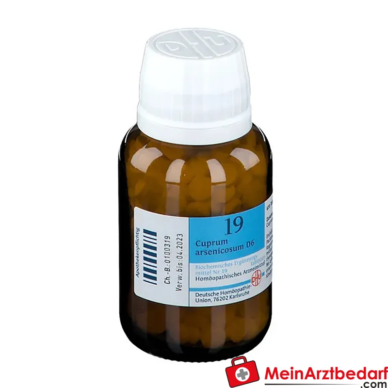 DHU Biochemie 19 Cuprum arsenicosum D6 Tabletten Packung