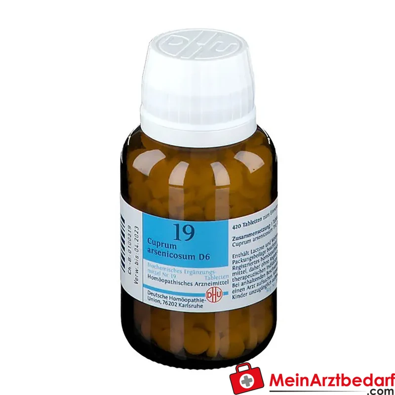 DHU Biochemie 19 Cuprum arsenicosum D6 Tabletten Packung