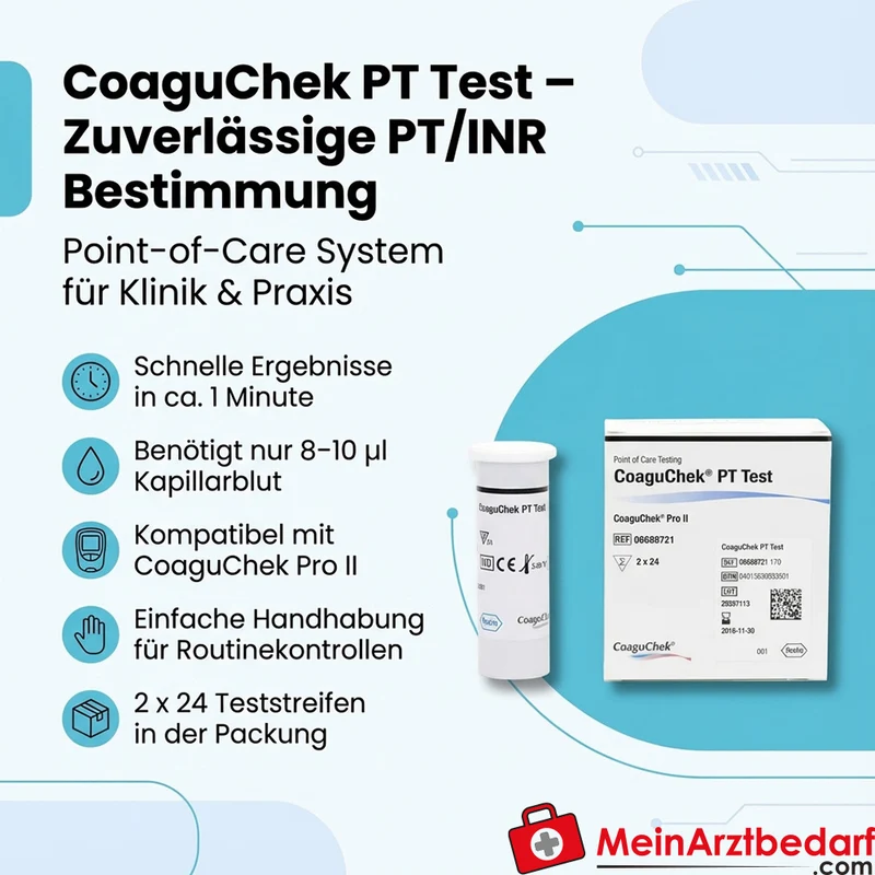 CoaguChek PT Test, 2 x 24 Stück
