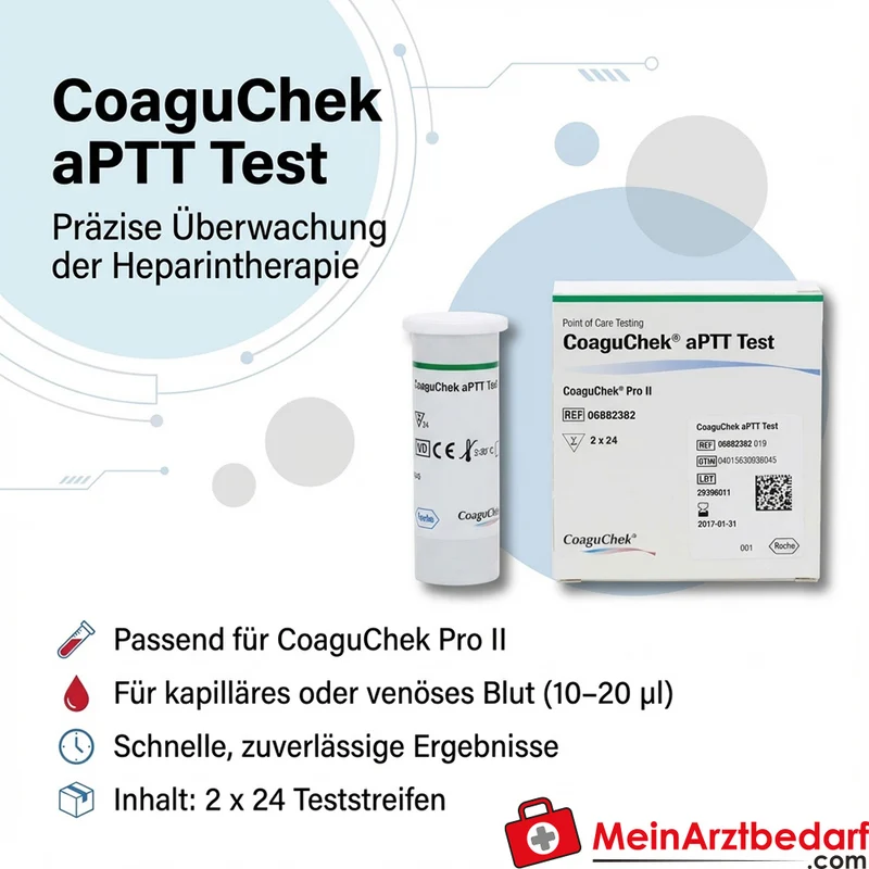 CoaguChek aPTT Test, 2 x 24 Stück