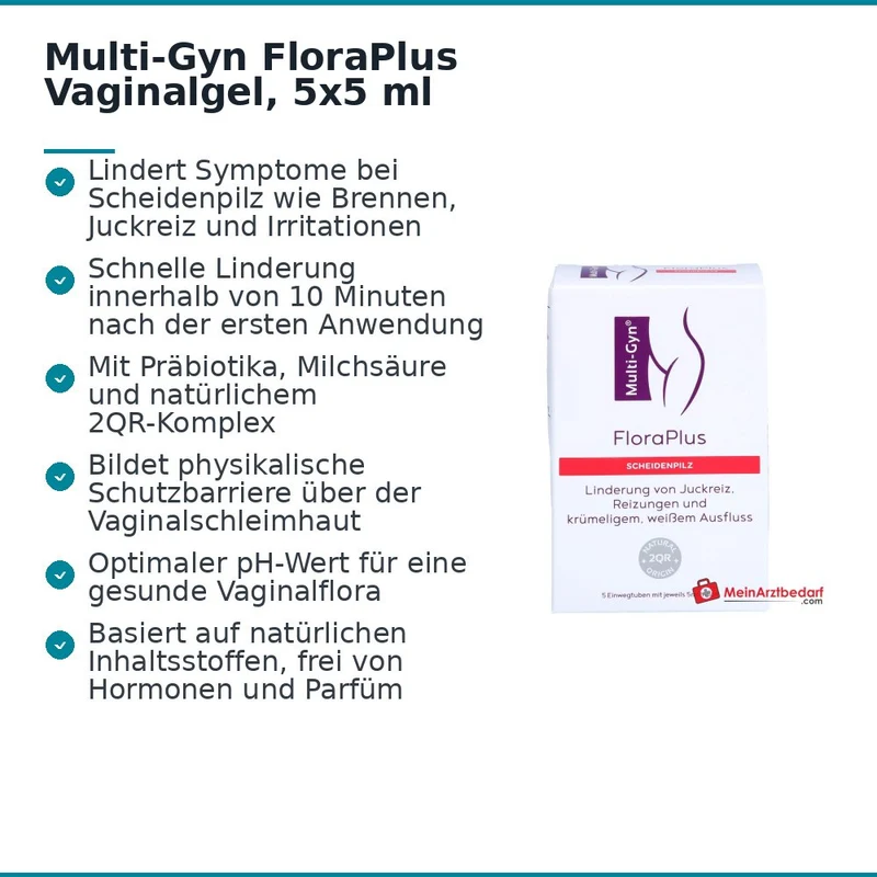 Multi-Gyn FloraPlus Vaginalgel, 5x5 ml