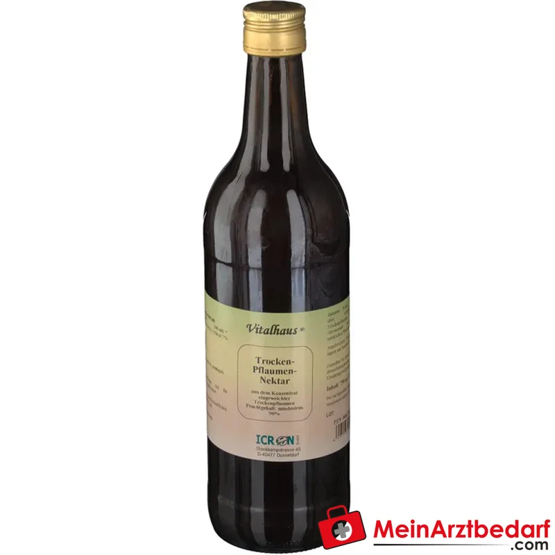 Vitalhaus Trocken-Pflaumen-Nektar 96% Saft 750 ml Flasche