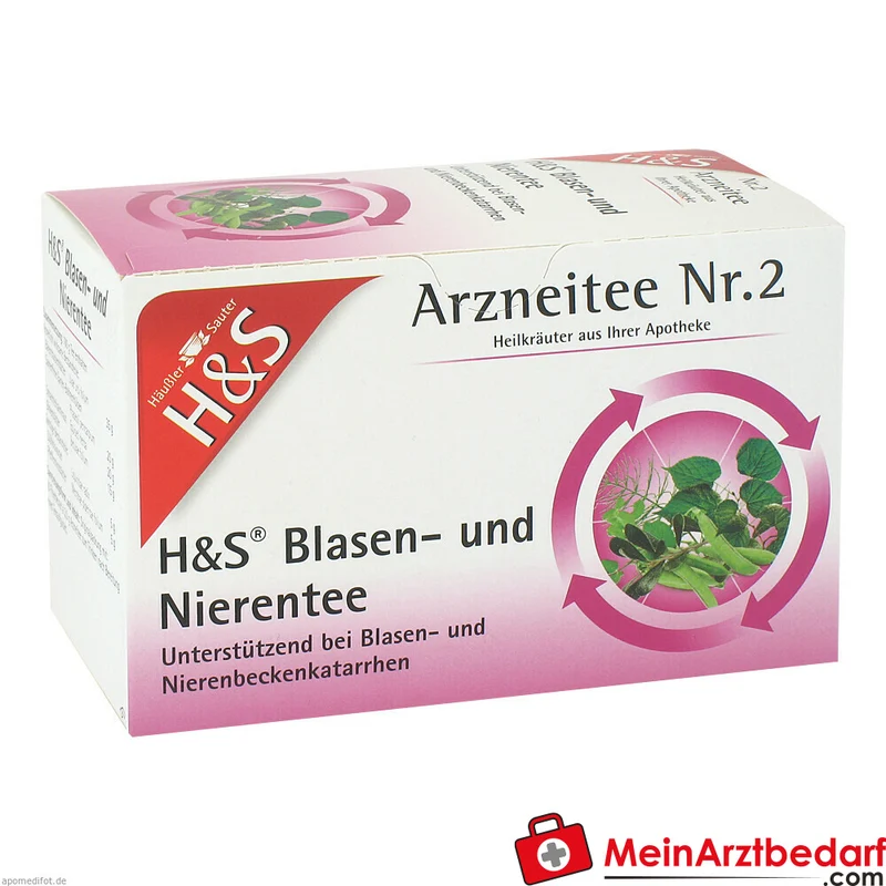 H&S Blasen- und Nierentee Arzneitee Teebeutel