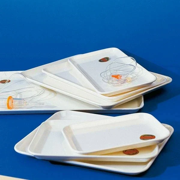 Instrumententablets - vlak - autoclaveerbaar - 190 x 150 x 17 mm