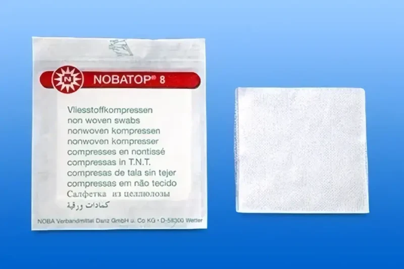 Nobatop non woven kompres 8 10x10cm steriel, 50 stuks x 2, 704210