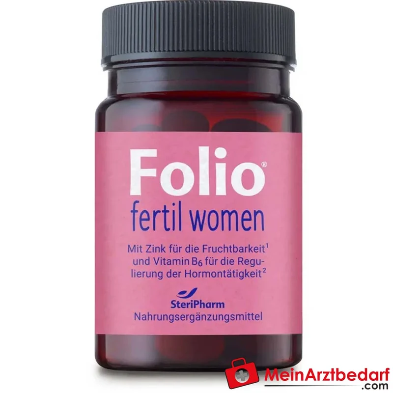Folio fertil women Weichkapseln 35 mg Coenzym Q10, 0,45 mg Folsäure, 30 St.