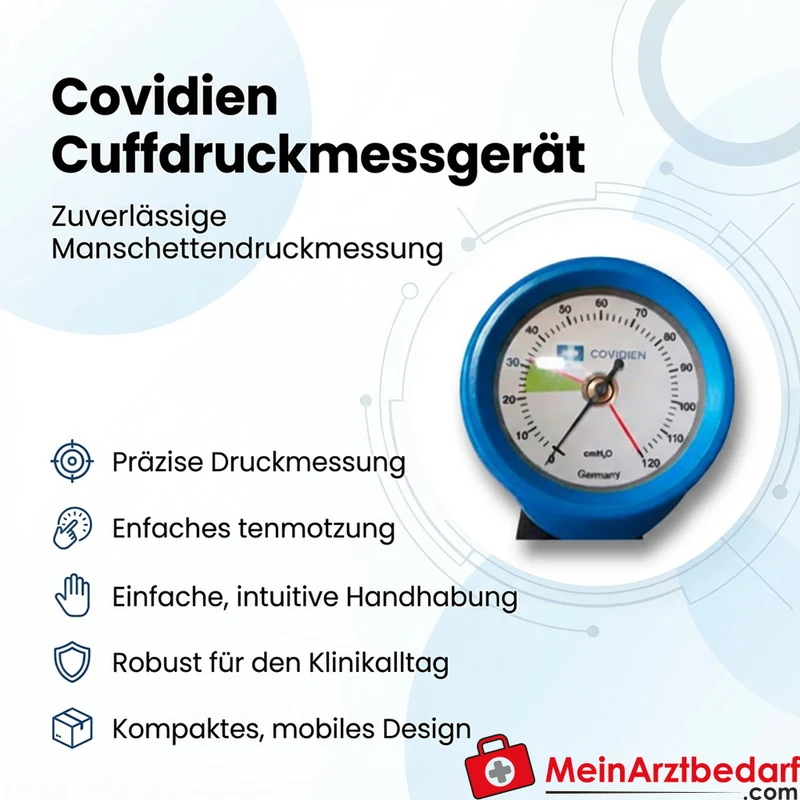 Covidien Cuffdruckmessgerät für Larynxmasken und Endotrachealtuben, kompakt