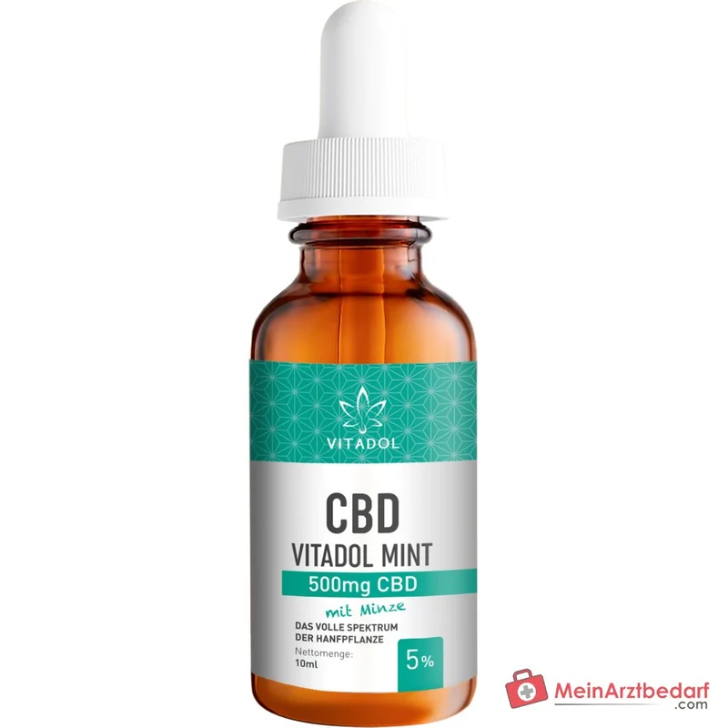 VITADOL Mint 5% CBD Vollspektrum-Öl 10 ml 500 mg