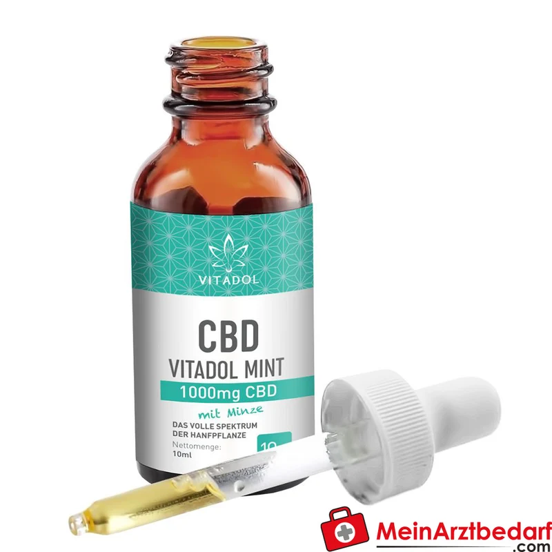 Vitadol CBD 10% (1000 mg) Bio Vollspektrum-Öl 10 ml